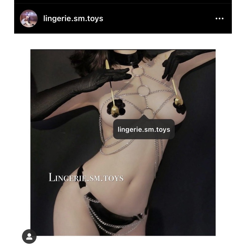 Set Da S-M Dây Xích Gợi Cảm | Nội Y Cao Cấp Sexy