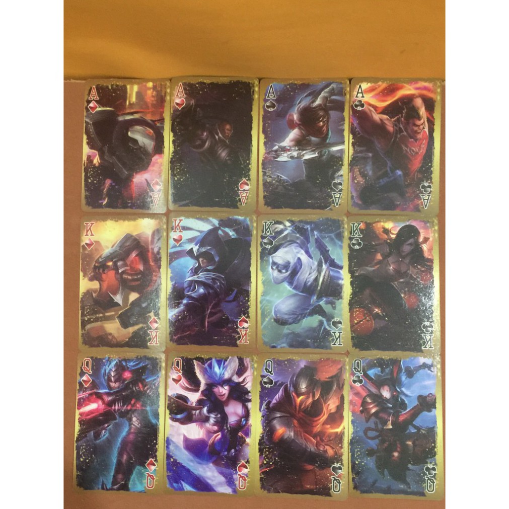 Bộ bài tây 52 lá tú lơ khơ Liên Minh Huyền Thoại / League of Legends / LOL