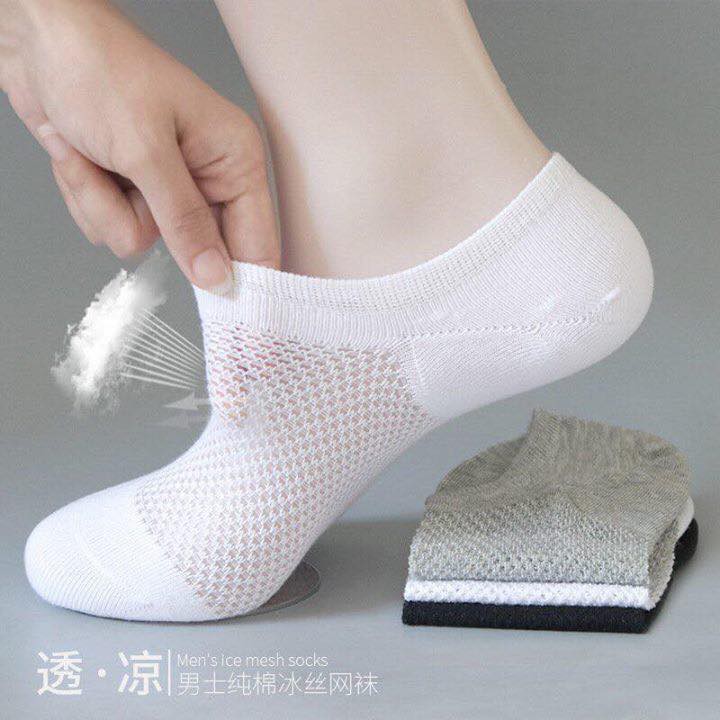 Tất hài,cổ ngắn hè nam có lỗ thông hơi