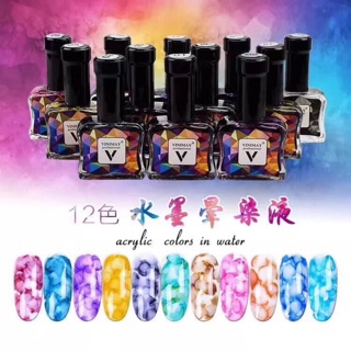 Cồn loang vinimay set 12 màu