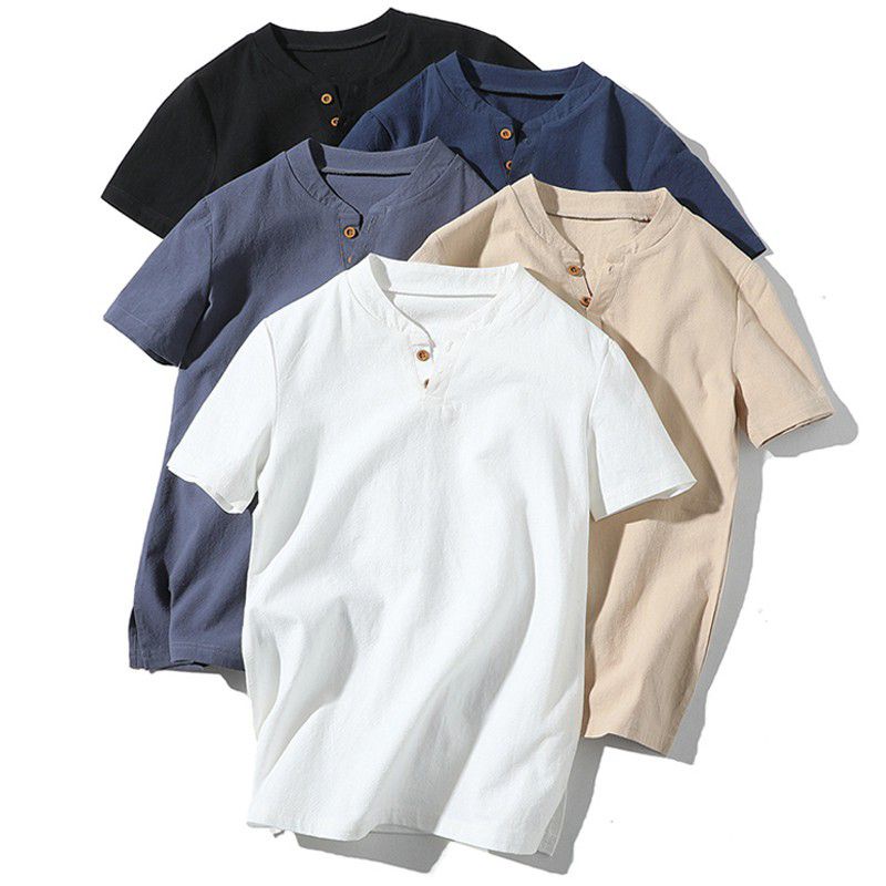 Áo Đũi Nam Linen Mềm Mại Thoáng Mát Nhẹ Nhàng