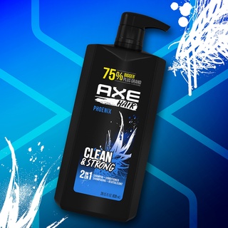 Dầu gội & xả 2 trong 1 cho nam AXE Phoenix 2 in 1 Shampoo and Conditioner 355ml/473ml/650ml/828ml (Mỹ)