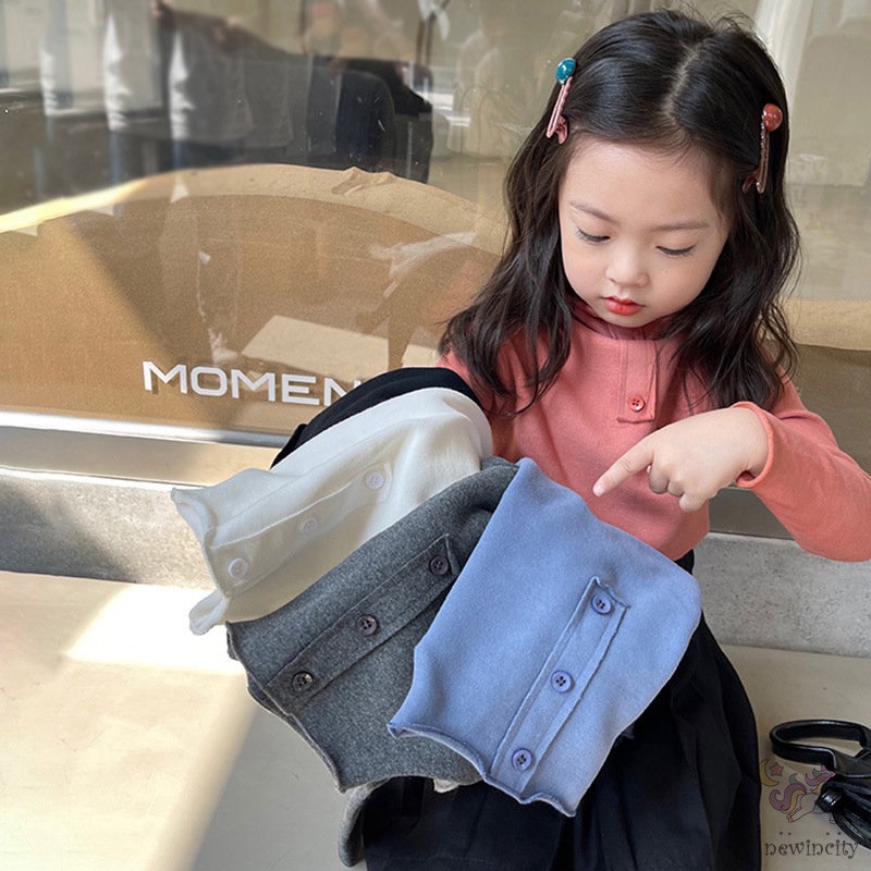 Áo thun tay dài thời trang thu đông phong cách Hàn Quốc cho bé gái