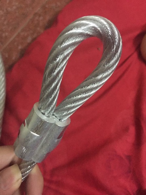 Dây cáp khoá xe 5m sợi to