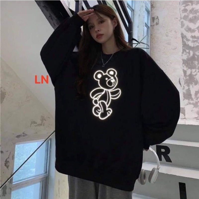 Áo Sweater gấu chạy phản quang TH6