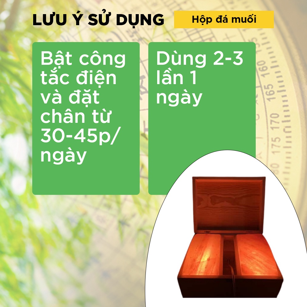 Hộp Đá Muối Massage Chân Cao Cấp ZitaHima Đá Loại 1