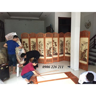 Bức bình phong gỗ