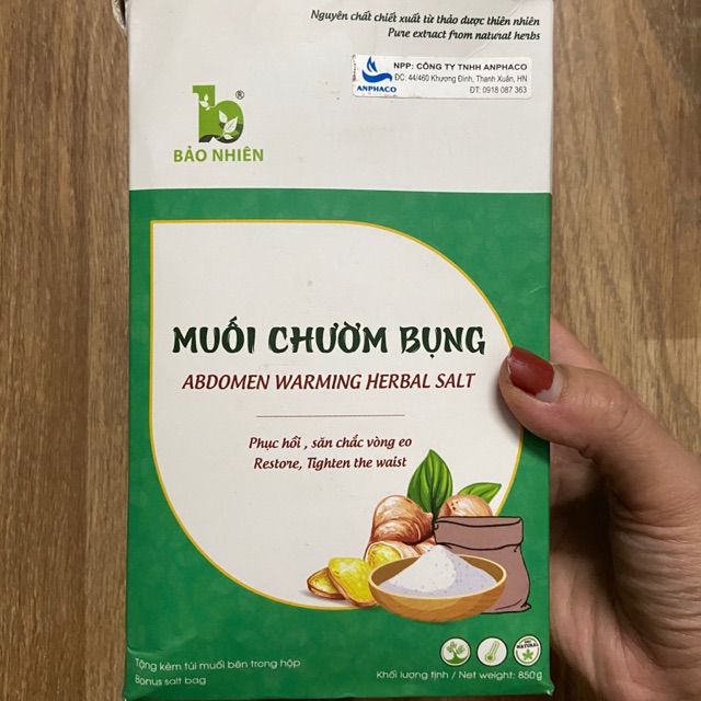 Muối chườm bụng sau sinh