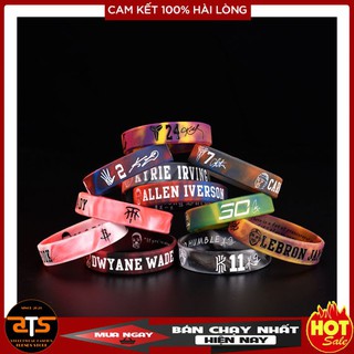Vòng tay NBA silicone bóng rổ cao su Unisex ATS nam nữ