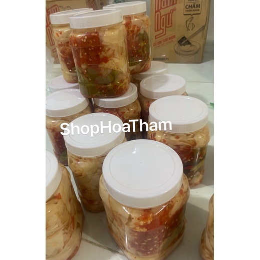 Măng ngâm tỏi ớt mắc mật hũ 1kg