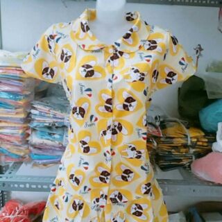 Pijama thú mới kate mềm size lớn