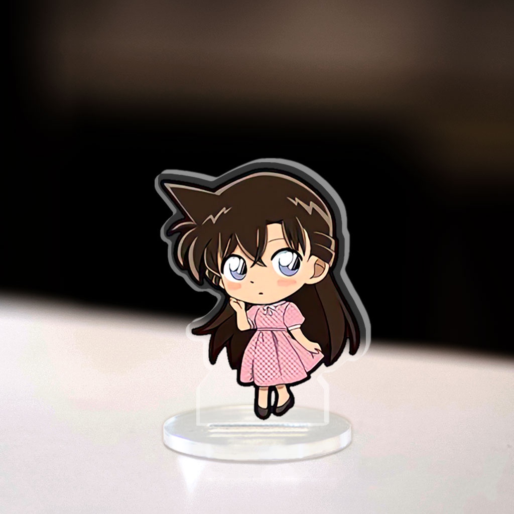 Mô hình Mini Conan Standee Chibi phim truyện hoạt hình thám tử lừng danh Conan Kaito Kid góc học tập cao 3cm HM Decor