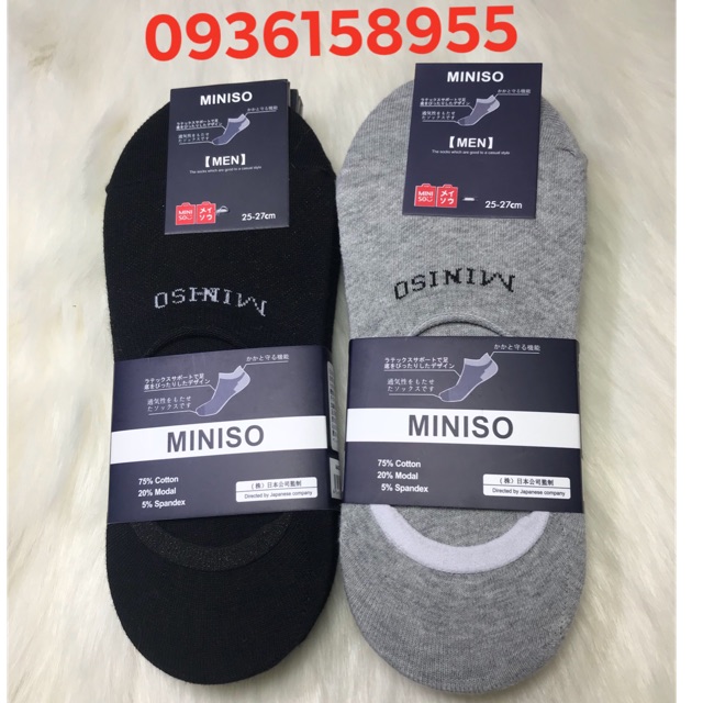 10 đôi tất Mi.ni.so hài lười loại đẹp ( mã 003 )