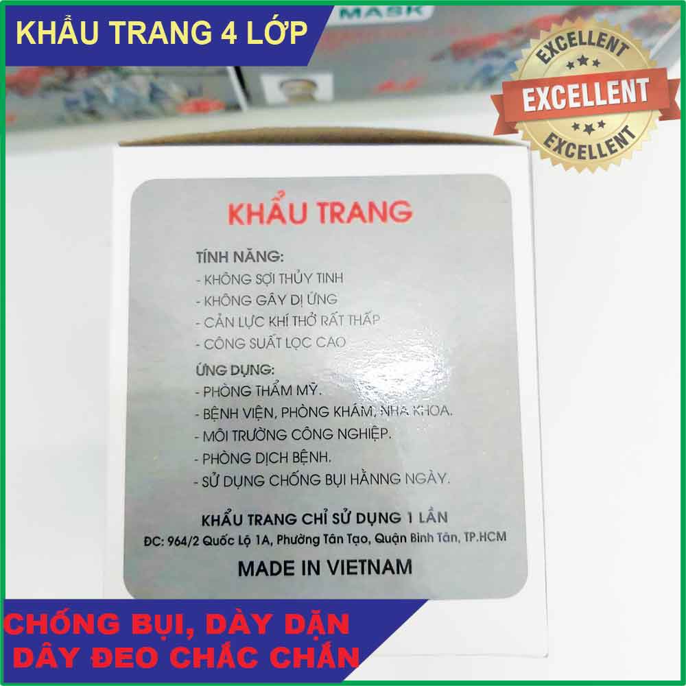 Hộp 50 Cái Khẩu Trang Y Tế 4 Lớp Than Hoạt Tính Kiểm Duyệt Y Tế-Giấy Tờ Đi Đường Đầy Đủ-Cho Kiểm Tra Hàng Trước Khi Nhận | BigBuy360 - bigbuy360.vn