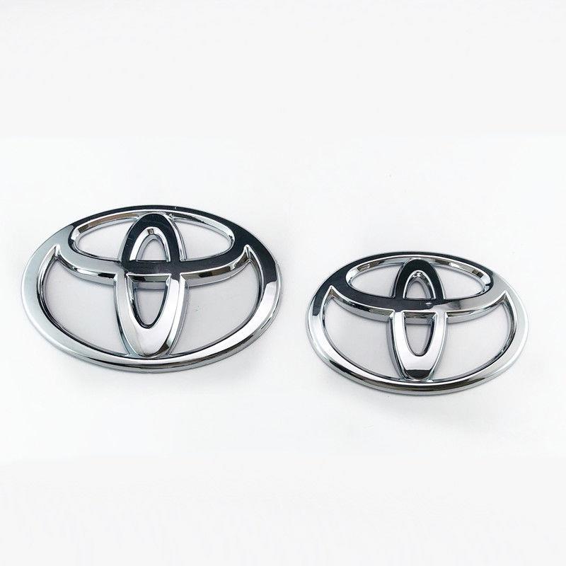 1 x Miếng Dán Logo Chrome Cho Xe Hơi TOYOTA