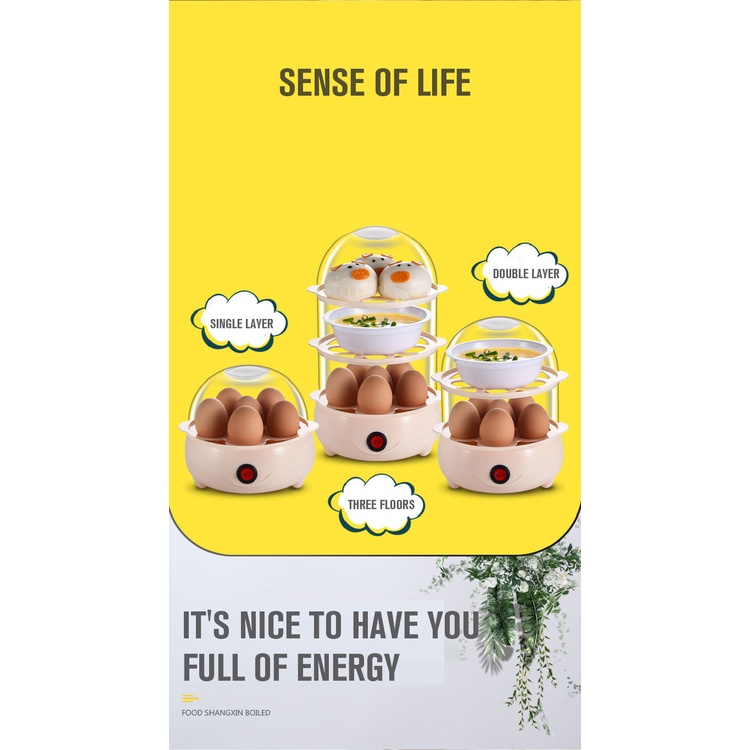 KAIMEIDI egg poaching machine Egg steamer automatic power-off multi-function household egg cooker small steamed eggs breakfast machine
