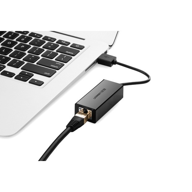 Cáp chuyển USB 2.0 sang Lan UGREEN 20254 Hàng chính hãng