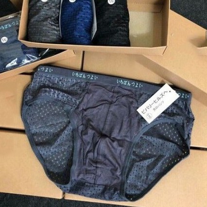 Hộp 5 Quần Sịp Tam Giác Co Giãn 4 Chiều, Quần Lót NamTam Giác Lưới 45-85kg, 5 Quần Trong 1 Hộp Sang Trọng