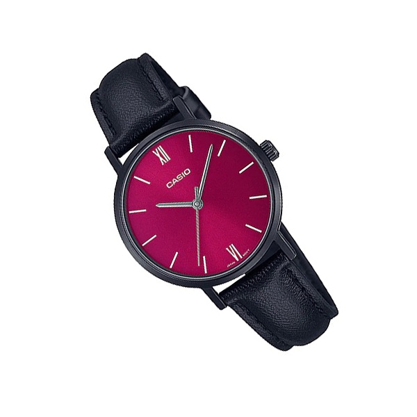 Đồng hồ nữ dây da Casio chính hãng Anh Khuê LTP-VT02BL-4AUDF (30mm)