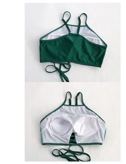 Set đồ bơi đôi hình lá cọ