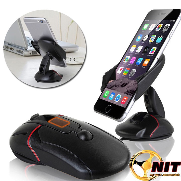 Giá đỡ kẹp điện thoại trên xe hơi, ô tô , Bàn làm việc... | BigBuy360 - bigbuy360.vn