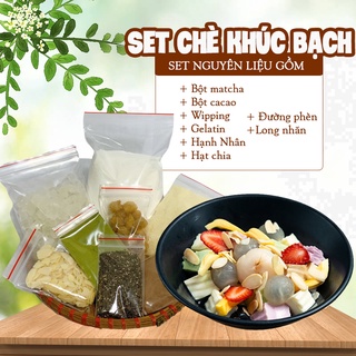 💖ĂN LÀ MÊ💖 Set Chè Khúc Bạch 10-25 Chén Kèm Công Thức Dễ Làm Bạn Sẽ Thành Công