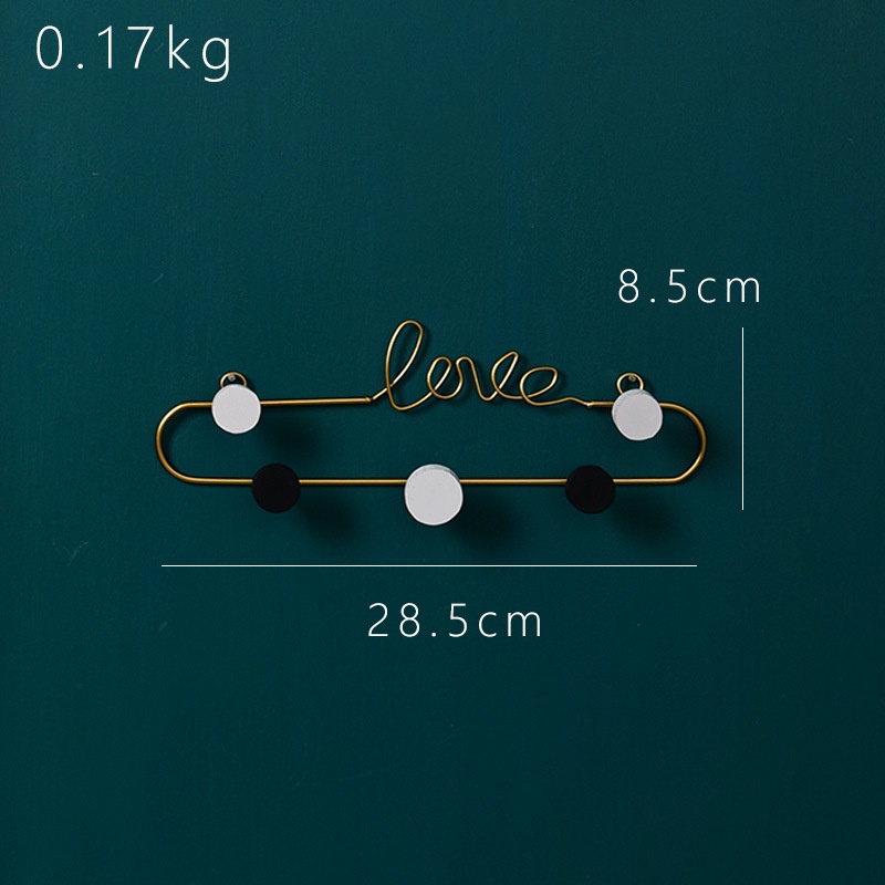 Móc treo đồ, quàn áo chìa khoá hình chữ LOVE