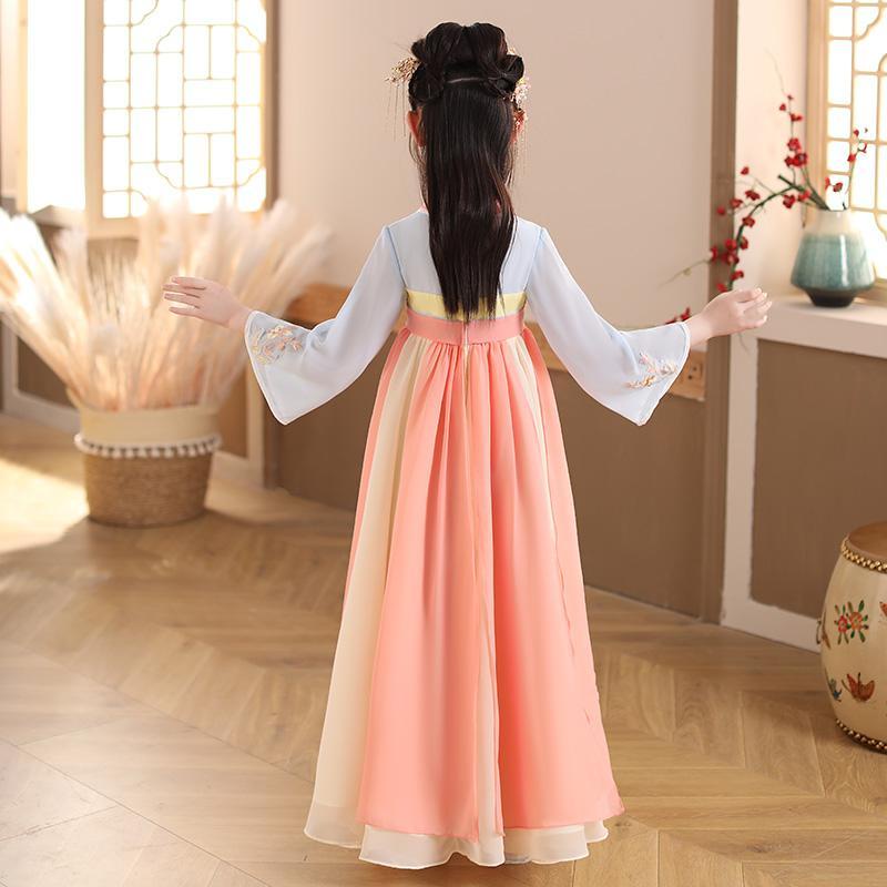 Bộ Hán Phục Phong Cách Trung Hoa Cổ Điển Cho Bé Gái
