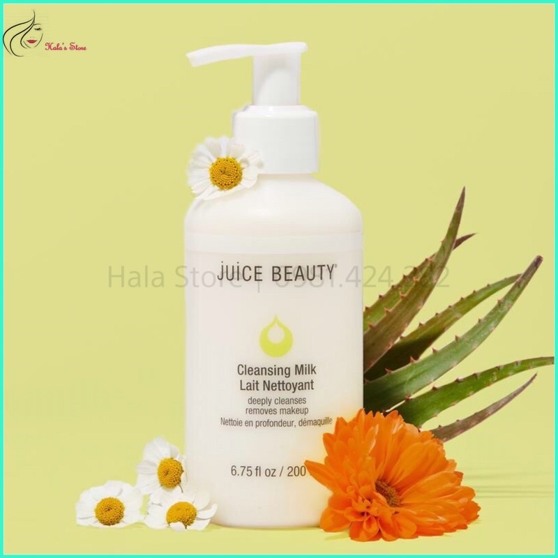 Sữa rửa mặt kiêm tẩy trang hữu cơ Juice Beauty Cleansing Milk