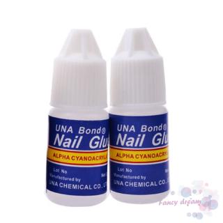 Hàng CÓ SẴN 2 Chiếc Nail Art Keo Siêu Dính Nhanh Khô Kim Cương Giả Móng Tay Giả Adhensive Builder Gel