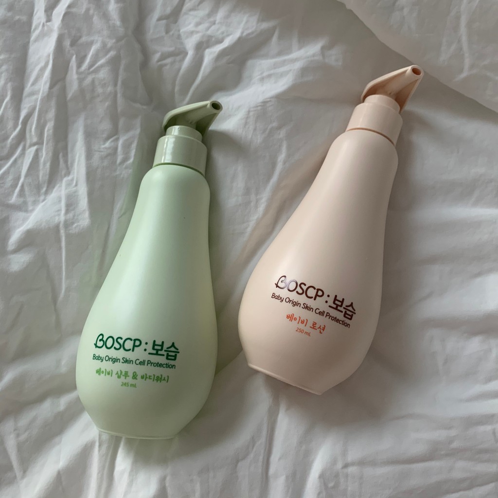 Sữa tắm gội thảo dược cho bé sơ sinh và trẻ nhỏ dạng gel BOSCP 245ml - LG Hàn Quốc