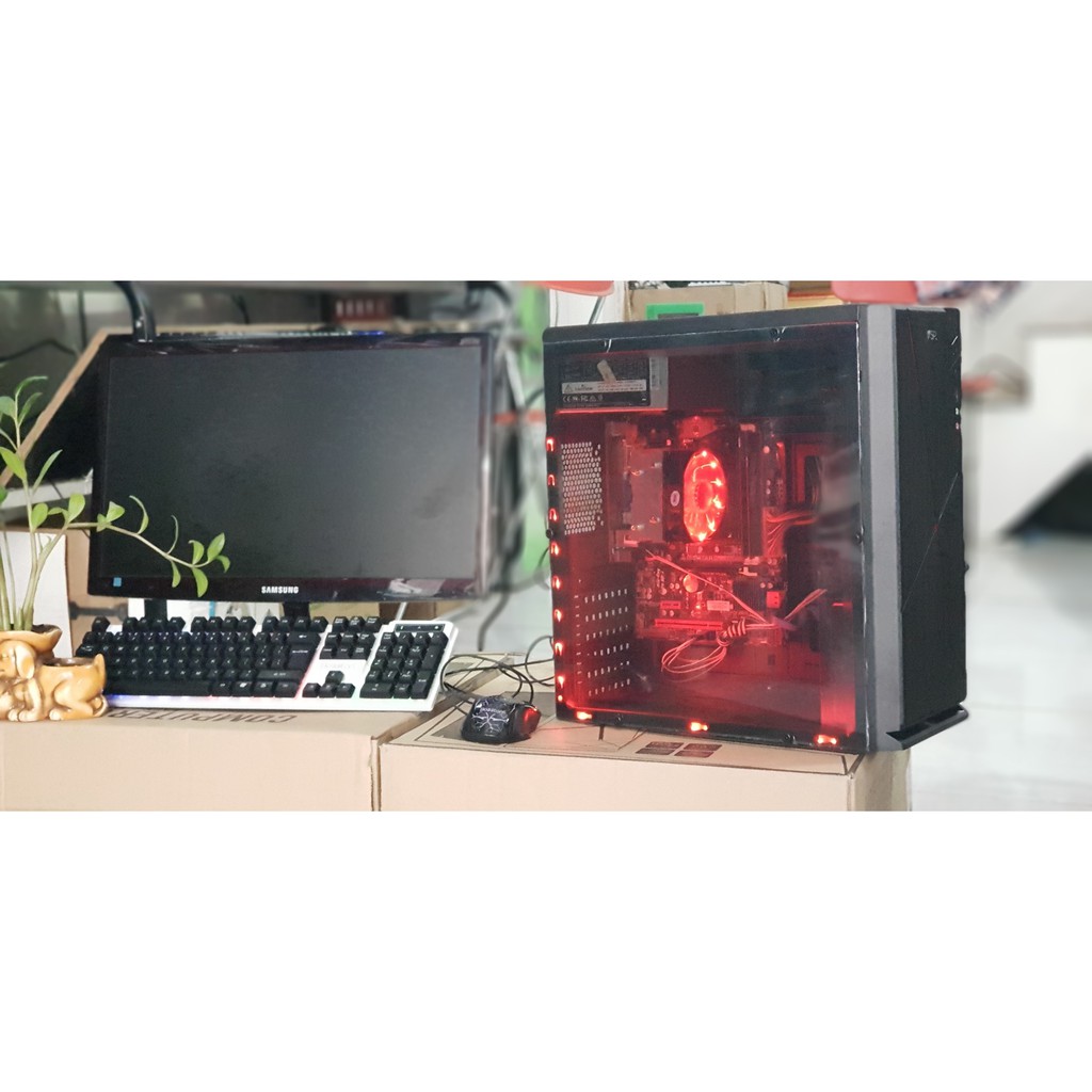 Máy vi tính chơi game lol max setting, A8 6600k, Ram 8G, Vga 4G, kèm màn hình 22inch | BigBuy360 - bigbuy360.vn