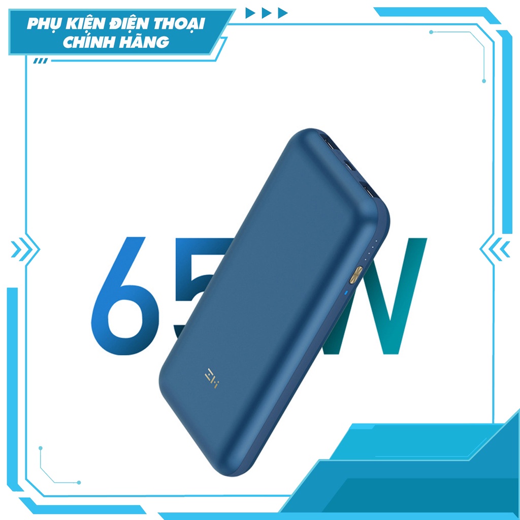 Sạc Dự Phòng ZMI QB823 20000mAh Sạc Nhanh 65W chuẩn PD