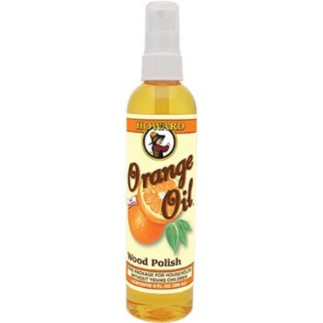 Nước lau sạch và bóng đồ gỗ nội ngoại thất hương cam Orange Oil Spray Furniture Polish (236ml)
