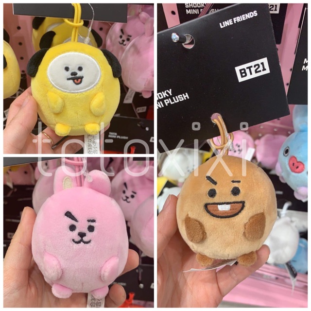 Cục gấu bông mini plush BT21