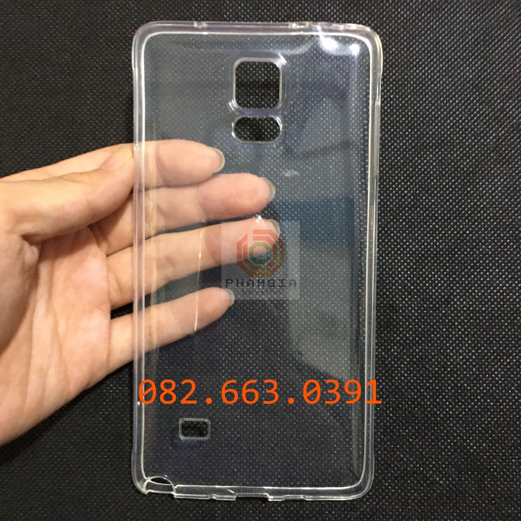 Ốp lưng Samsung Note 4 dẻo trong suốt siêu bền siêu đẹp