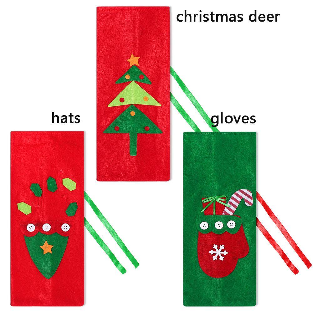 Miếng Dán Trang Trí Chai Rượu Chủ Đề Giáng Sinh