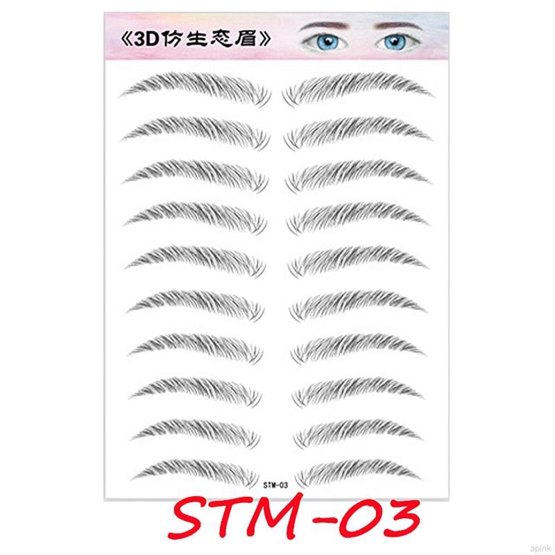 [Hàng mới về] Miếng Dán Lông Mày Hiệu Ứng 6D Trang Điểm Tiện Dụng | BigBuy360 - bigbuy360.vn