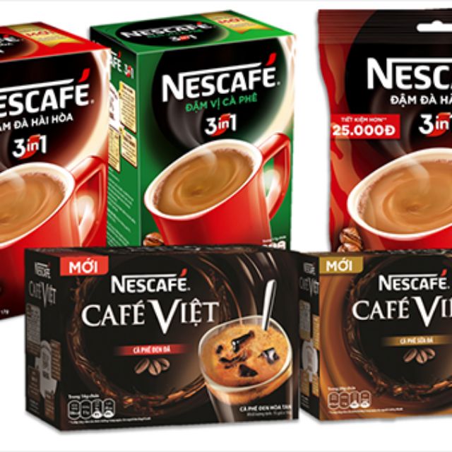 Hộp Nescafe ( 20 gói ).