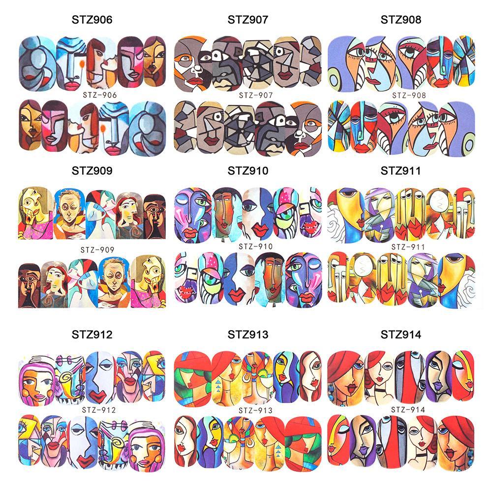 MELODG 1 / 16 MiếNg DáN Trang Trí MóNg 3D NhiềU MàU