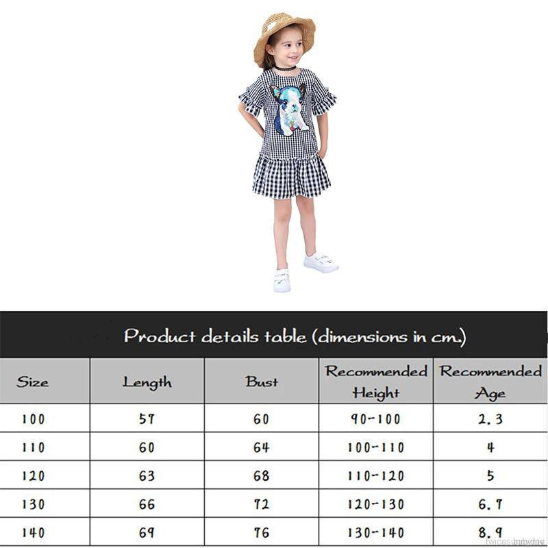 Đầm kẻ ca rô đính sequin lấp lánh đáng yêu dành cho bé gái