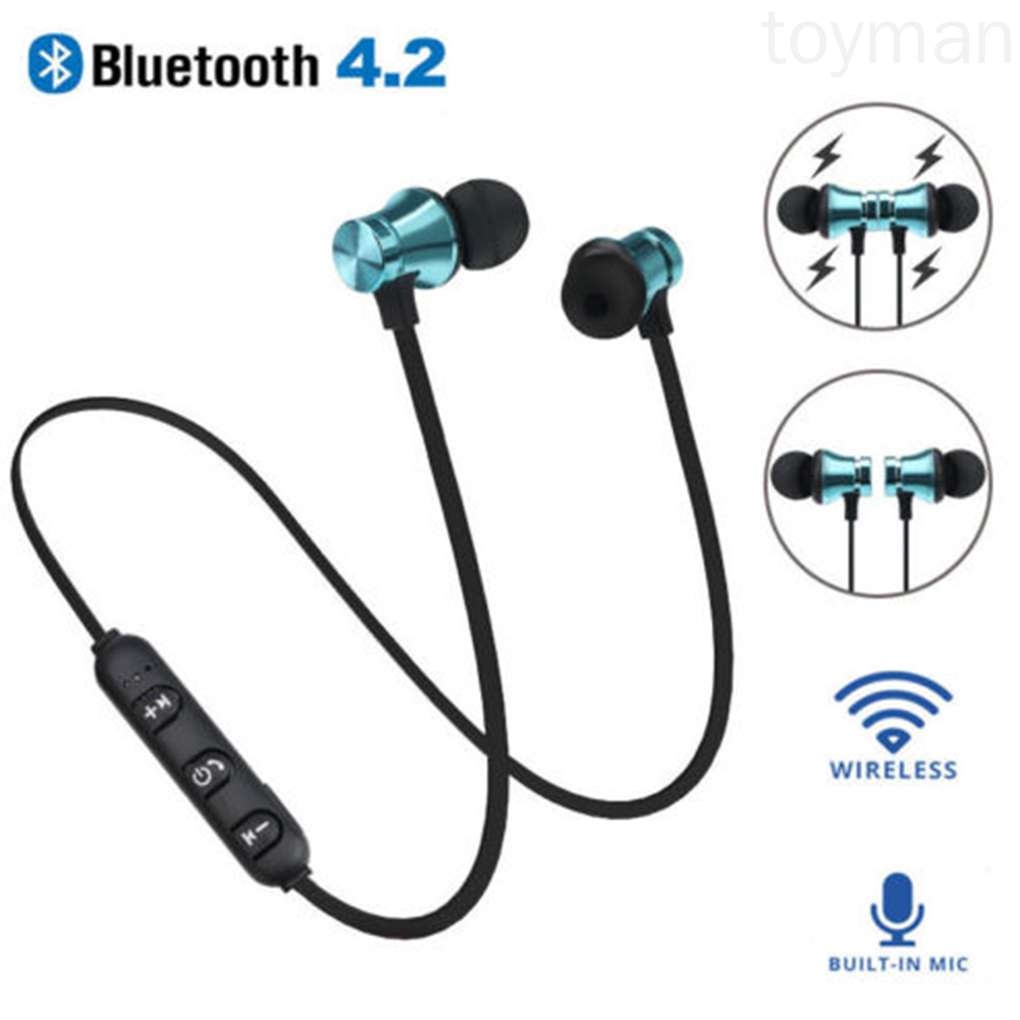 Tai nghe nhét tai Xt11 Bluetooth 4.2 có nam châm giảm tiếng ồn