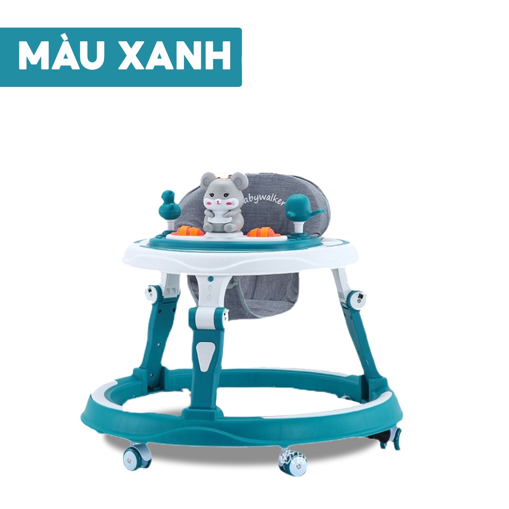 Xe tập đi cho bé chữ O HomeCare, đa năng, tạo cho bé hướng cố định khi di chuyển, xe tròn tập đi, xe tập đi
