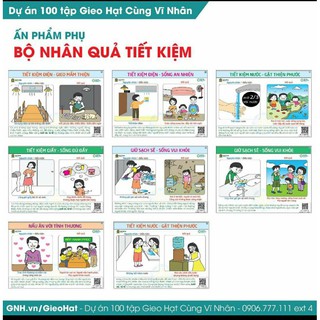Tranh dán Nhân quả tiết kiệm