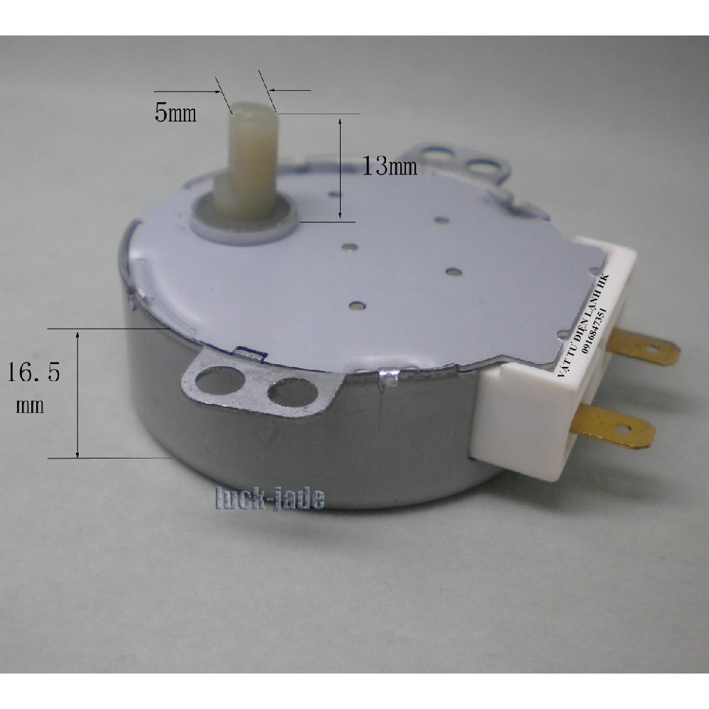 Motor quay đĩa Lò vi sóng trục bán nguyệt  - trục hoa khế 220V (chọn đúng loại khi đặt hàng) - Mô tơ LVS 49TYZ - động cơ
