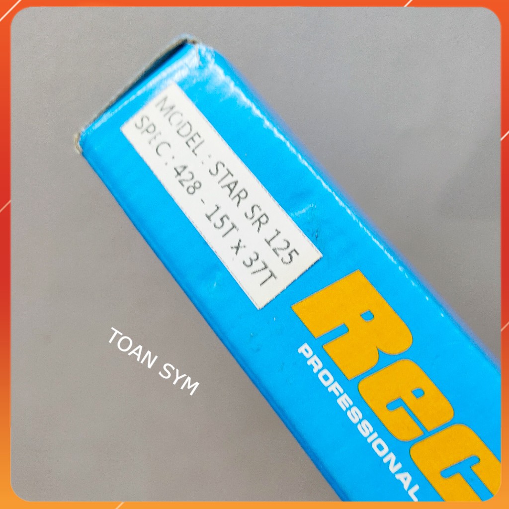 Nhông sên dĩa 15-37 RECTO chuẩn zin cho STAR SR 125