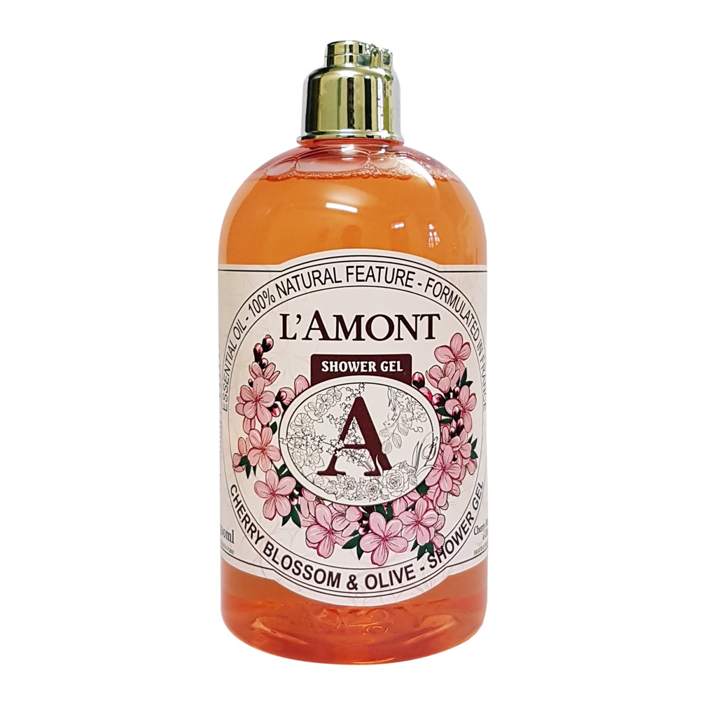 Combo 2 Sữa Tắm LAmont En Provence Hoa Anh Đào 500ml/chai