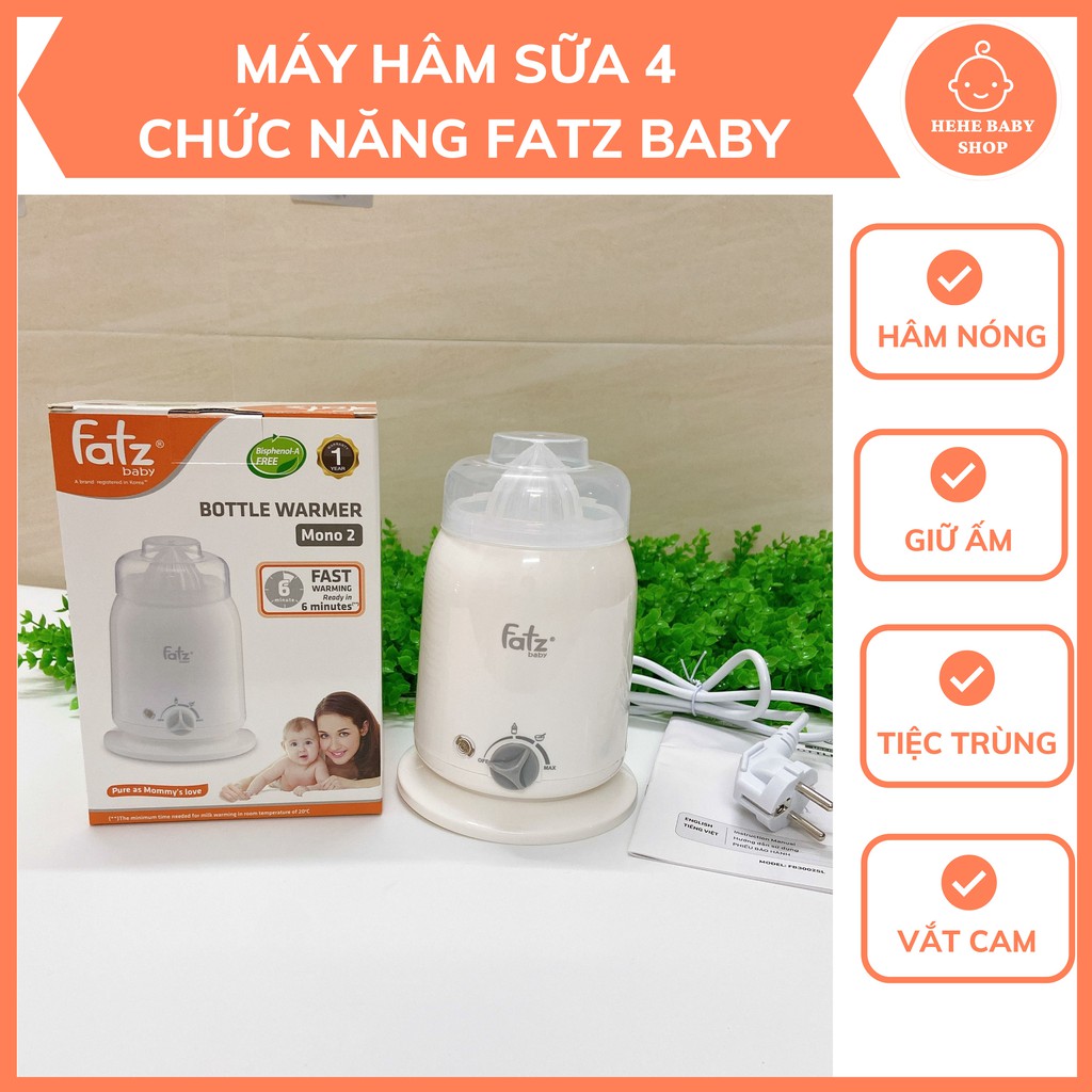 Máy Hâm Sữa 3 Chức Năng, 4 Chức Năng FatzBaby FB3002SL, FB3003S