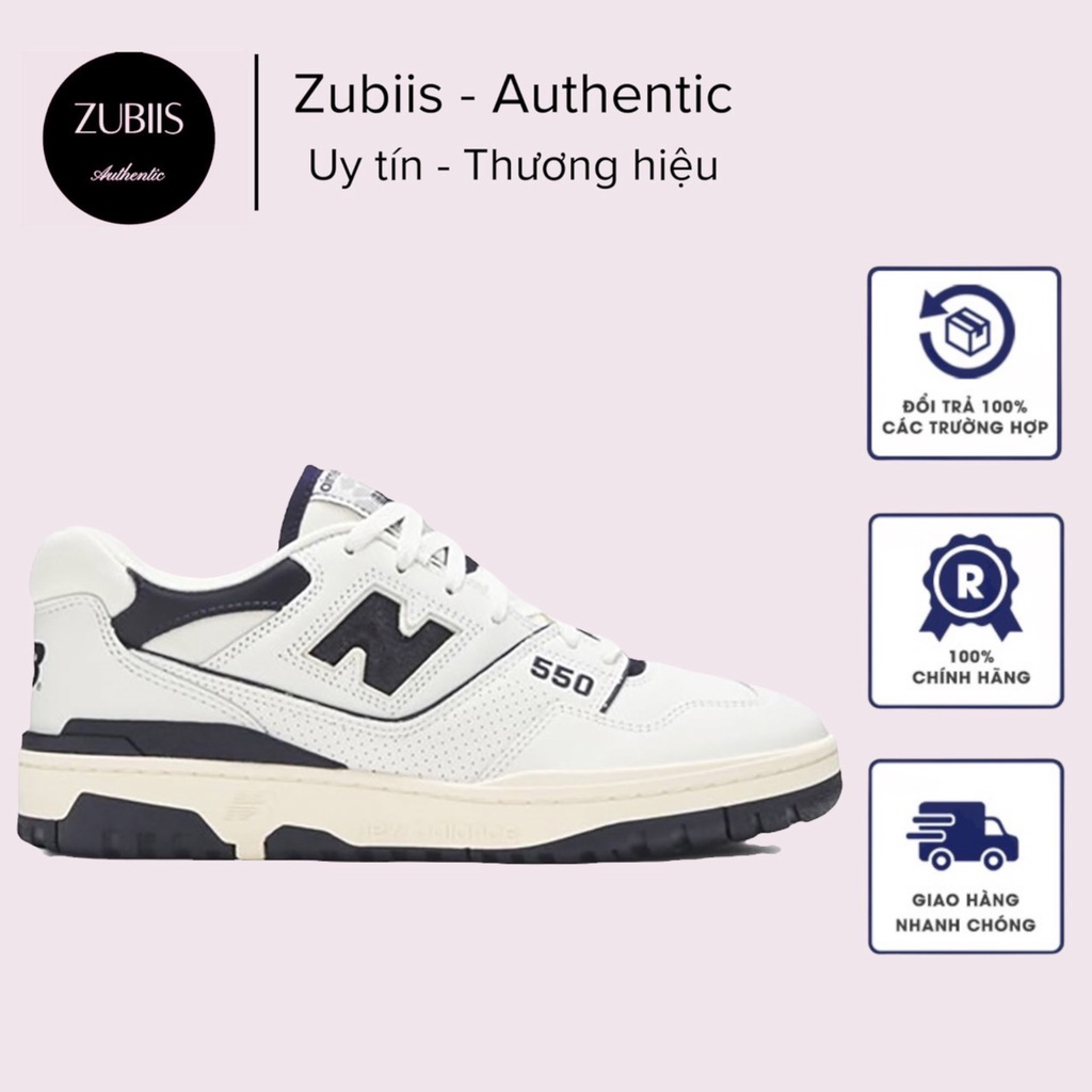 Giày thể thao New Balance 550 Low White Black - NB550 Trắng/Đen Full bill box 1.1