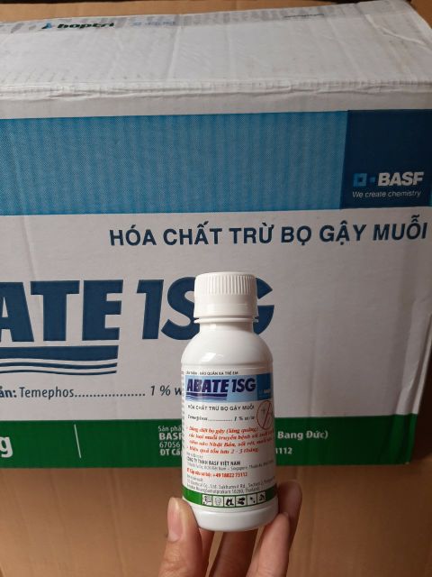 Combo 3 chai Thuốc diệt lăng quăng,muỗi,bọ gậy trong bể cảnh ao hồ cống rãnh Abate1SG